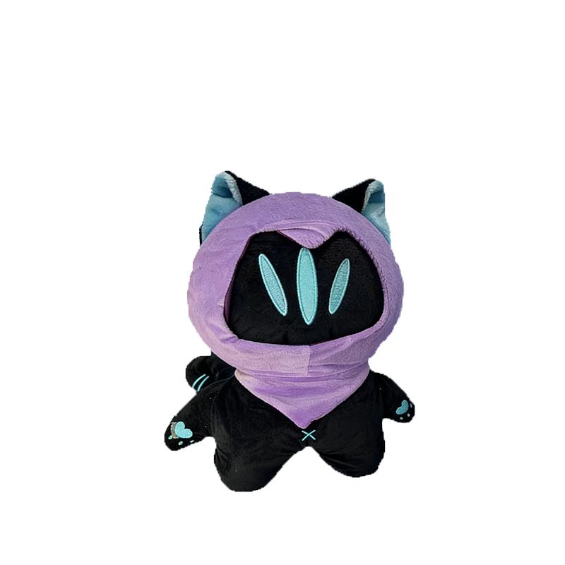 3 Assorted Sizes Cartoon Game Anime VALORANT Clove Cute Plush Toys Printed Starfish Body Animal Cat Cosplay Peripheral Kid Gifts