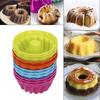 Non-Stick Baking Jelly Mould 12pcs/set Silicone Pudding Cupcake Muffin Donut Mold Thread Shape