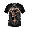 Summer Funny Skeleton 3D Print T-Shirts Streetwear Men Horror Fashion Harajuku Casual Oversized T Shirt Tees Tops Clothing
