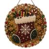 Набор для алмазной вышивки Рождественский ornament, Набор для подвешивания с искусственным жемчугом, DIY 3D бусины, Ручная работа, Праздничный декор для дома, Арт-ремесло, Акриловая панель с драгоценными камнями для окна,