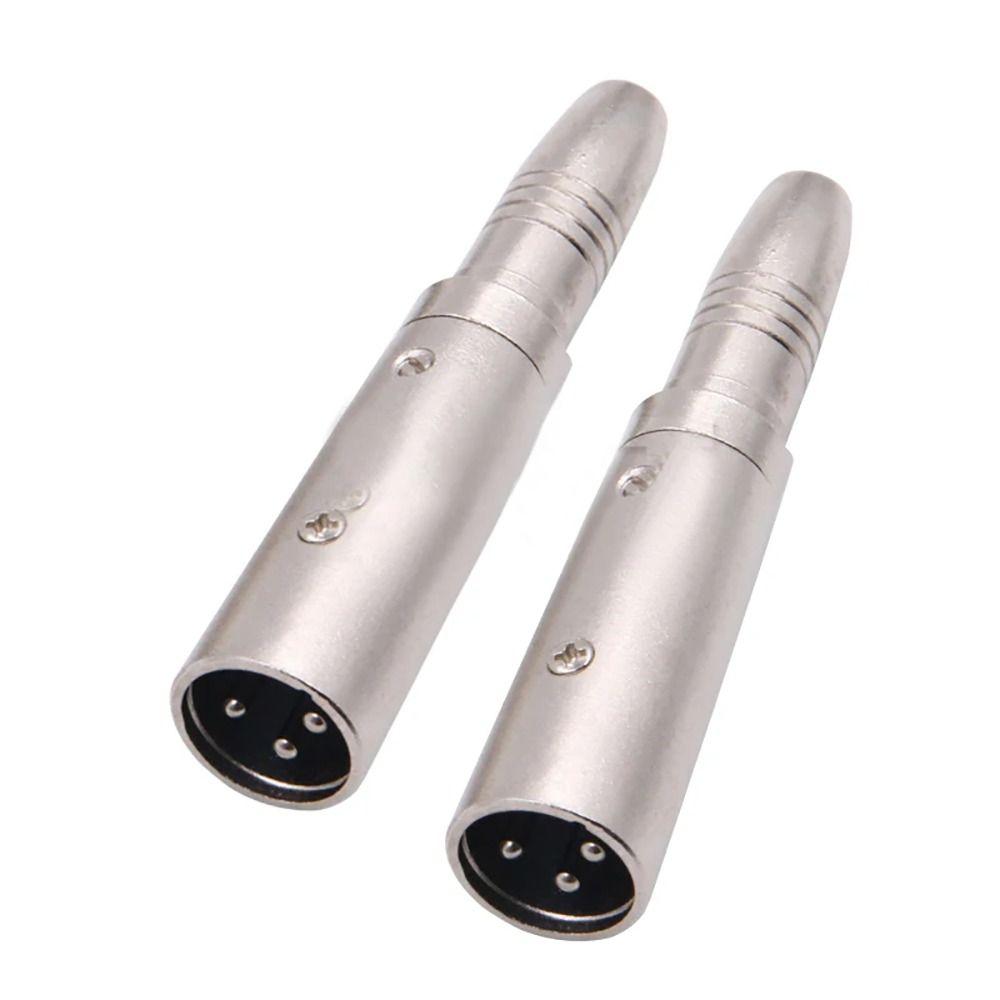 1Pcs 6.35/6.5mm Mic Speaker Converter AUX Jack Cable Connector Plug