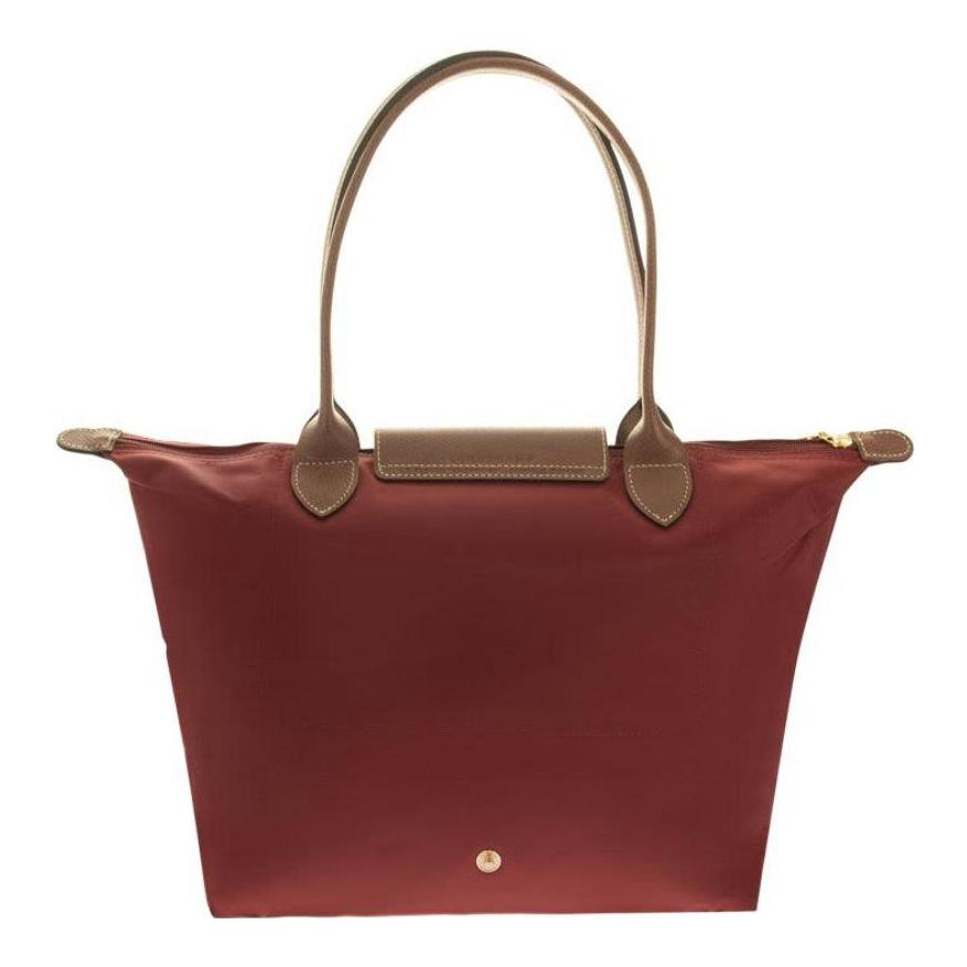 Longchamp Складная сумка-тоут на молнии с логотипом Женские сумки-тоут Красный 2605089P59