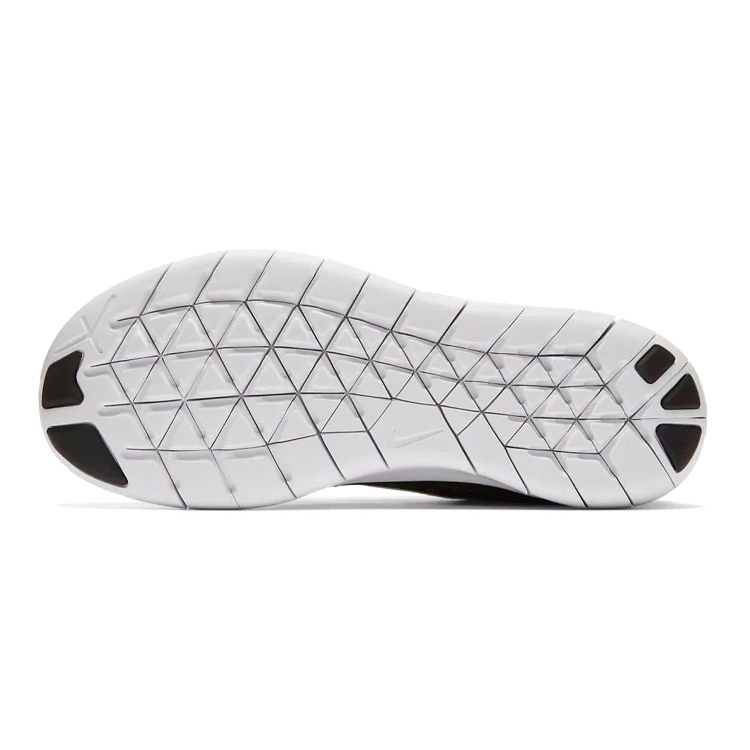 Nike Free RN 2017 Черные Темно-Серые Детские Кроссовки Бело-Темно-Серые 904255-002