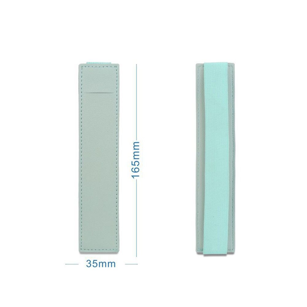 Lightweight Pu Leather Elastic Buckle Pen Bag Pencil Case Pen Clip Pen Holder