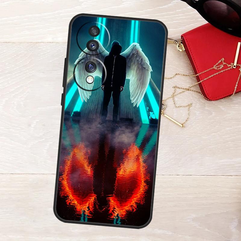 Devil Angel Case For Honor Magic 8 5 6 7 Lite 50 70 90 200 400 Pro X8b X8c X9a X9b X9c X9d Win RT Cover