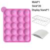 20-Hole Silicone Lollipop Mold Diy Lollipop Chocolate Cookie Candy Making Party Baking Mold Children'S Party Kitchen Tool
