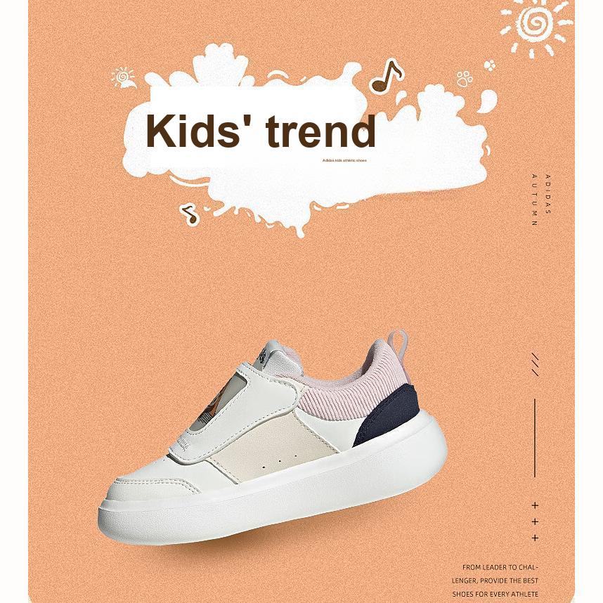 adidas Парк Стрит Модные Удобные Прочные Низкие Повседневные Кроссовки Детские Кроссовки Белый Синий JH7139
