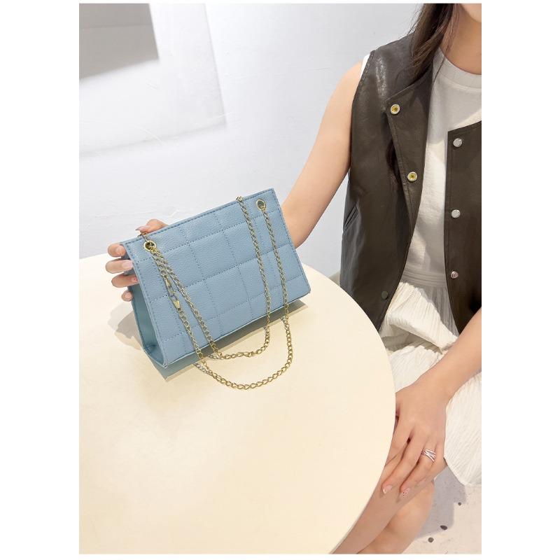 Lychee Plaid Pillow Bag Shoulder Bag for Women