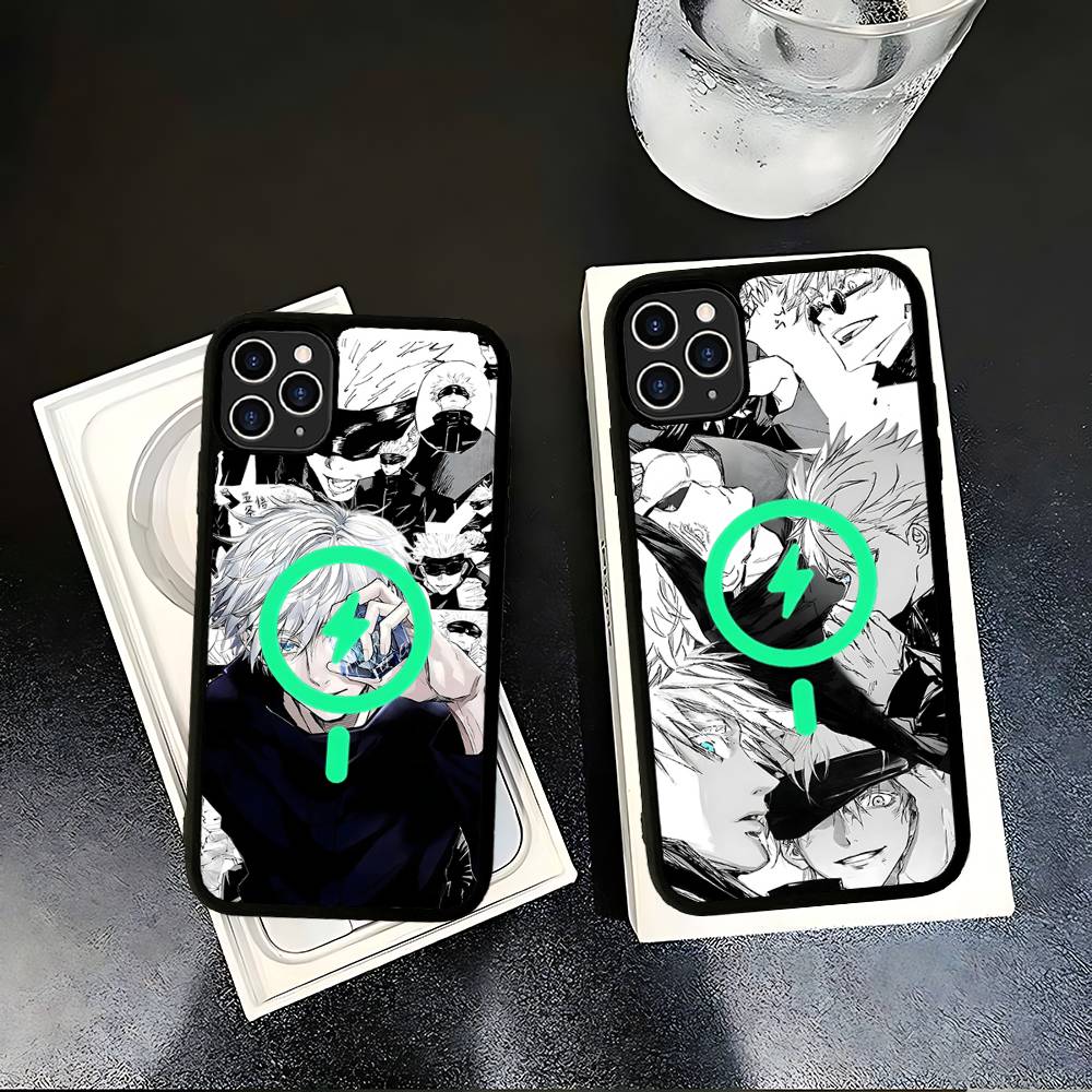 Jujutsu Kaisen Сатору Годжо Комиксы Для Magsafe Магнитный Чехол Для Телефона Для IPhone 17 16 15 14 Plus 13 12 11 Pro Max Air Cover