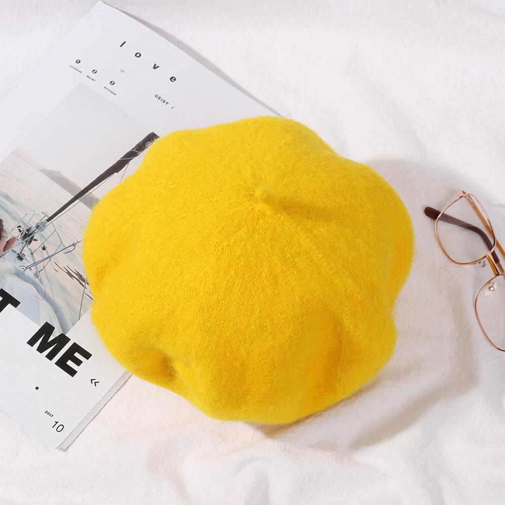 Девочки Шапка Бини Родитель-Ребенок Тыква Фетровый Головной Убор Фетровые Береты Шерстяной Берет Шапка Осенняя Шляпа