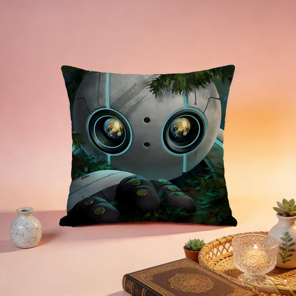 Trending TThe Wild Roboted Cushion Cover Premium SkinFriendly Pillow Case MultiPurpose for Home Office Travel