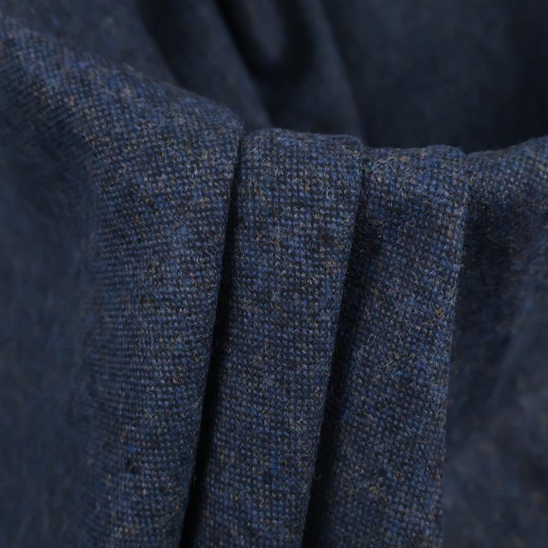 300G Steel Tweed шерстяная пальтовая ткань - Осень/Зима Женская мода