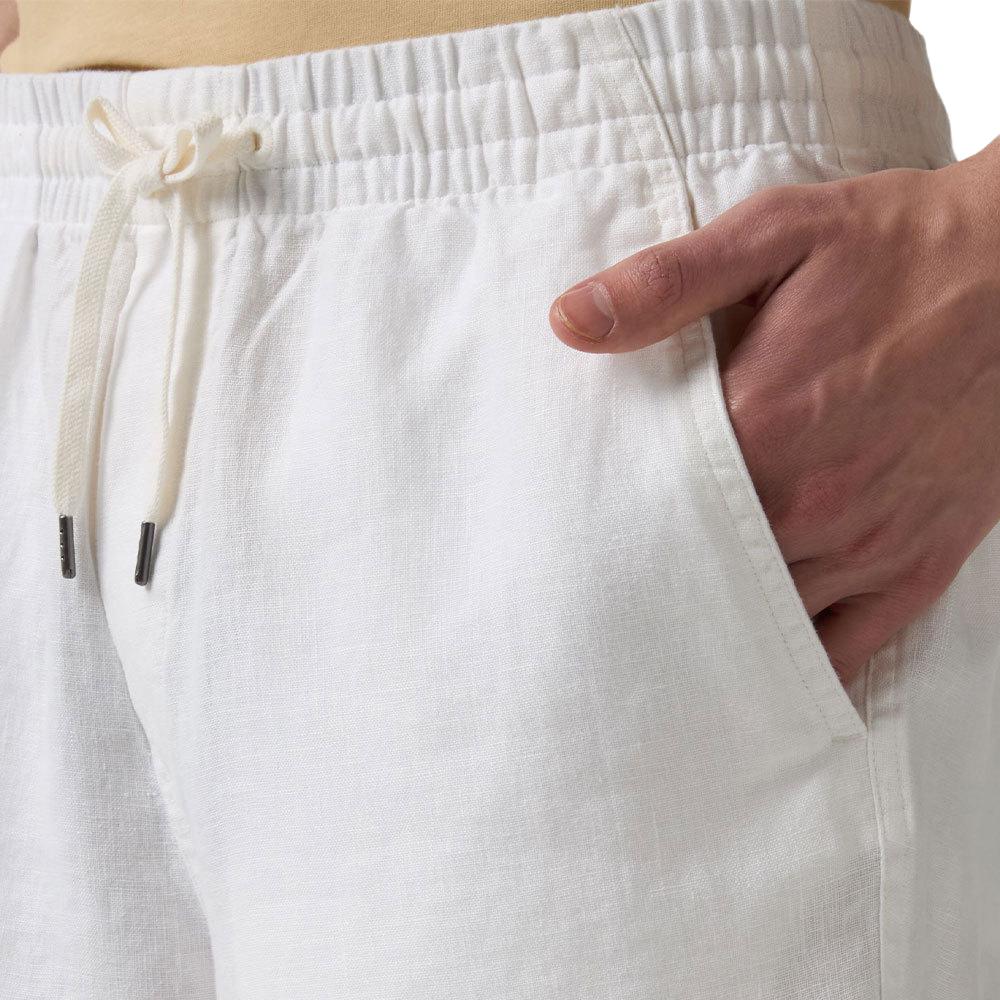 Polo Ralph Lauren Однотонные шорты на шнуровке для повседневной носки Мужские шорты Белый 710958586-001