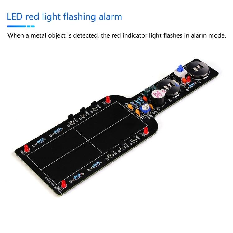 Loose Part Educational DIY Metal Detector Projects DC3~5V Circuit Board with Accessories Set for Soldering Practice