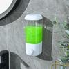 Bathroom Non-Punching Manual Press Soap Dispenser Wall Hanging Traceless Paste Disinfectant Bottle Transparent Dispenser