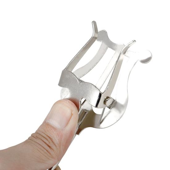 Clarinet Sheet Music Clip Lyre Music Stand Music Book Clip Marching Band Music Holder Iron Clamp for Beginner