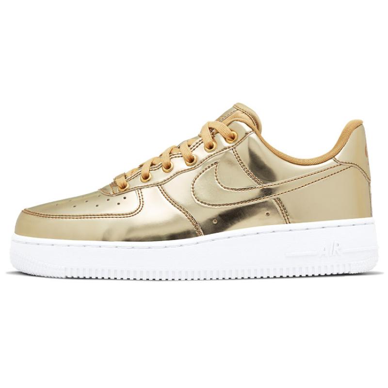 Nike Air Force 1 Low Metallic Gold Women's Sneakers CQ6566-700