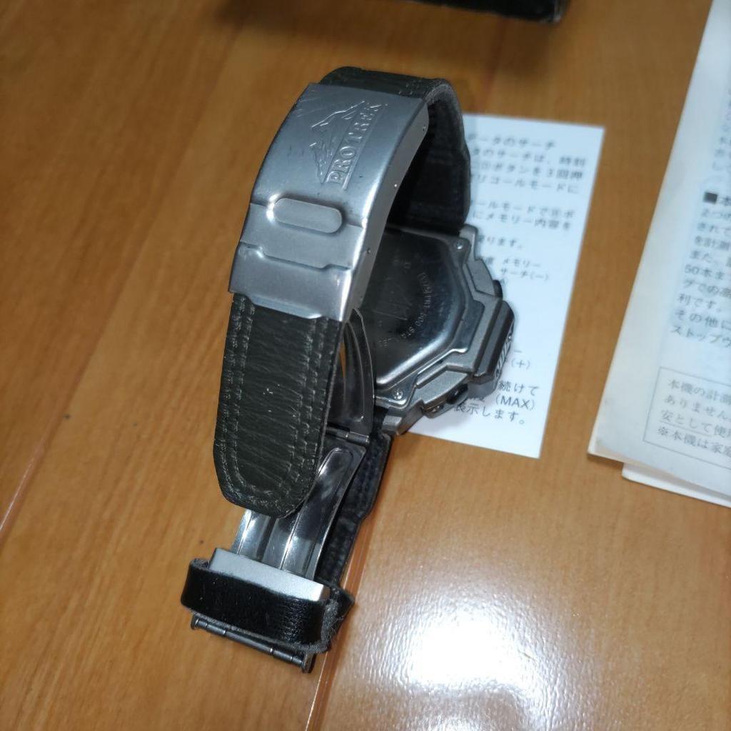 Б/у Мужские часы CASIO PRO TREK Черные