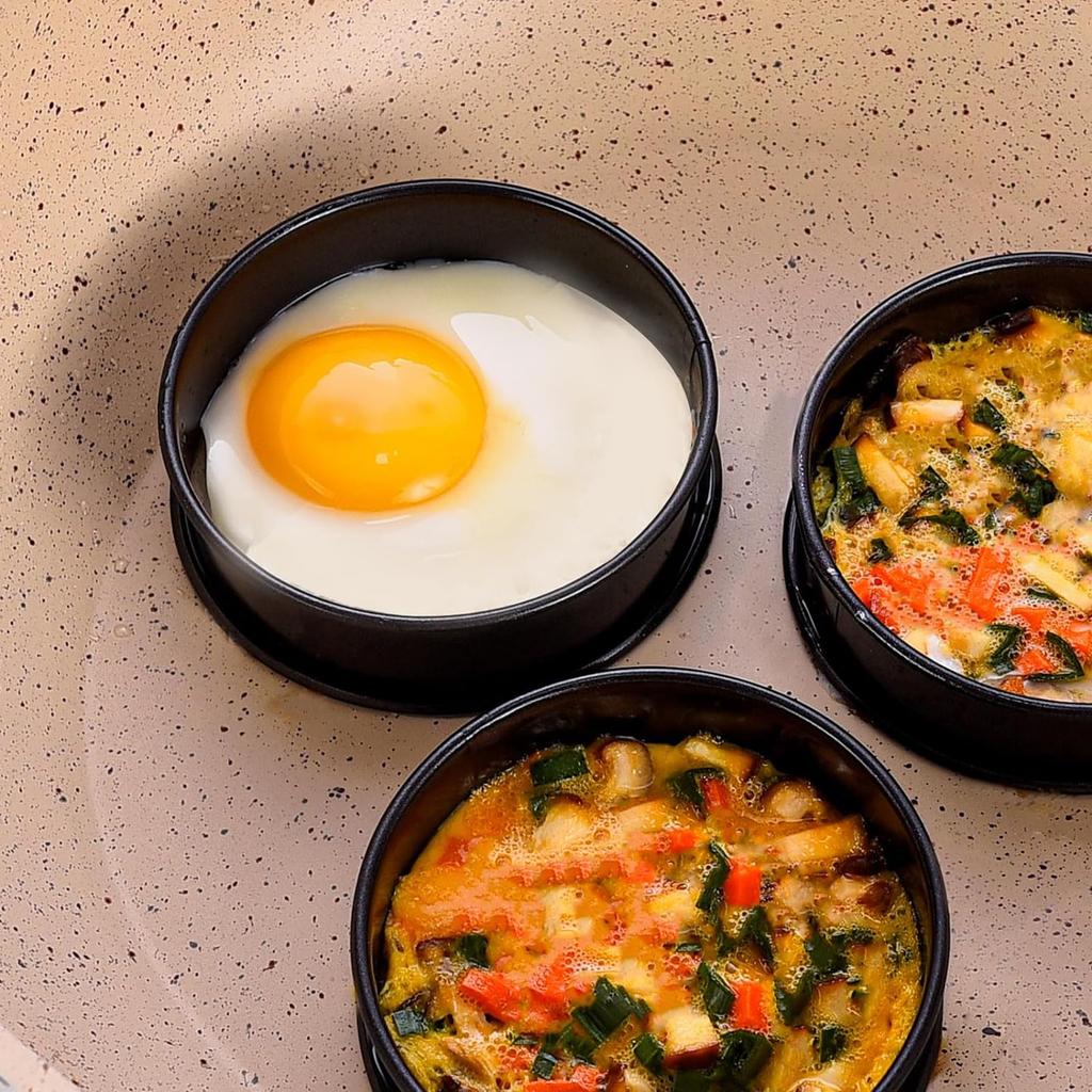 8 штук антипригарных форм для крампетов из нержавеющей стали, кольца для крампетов, кольца для английских маффинов, кольца для тартов с двойным загибом для выпечки