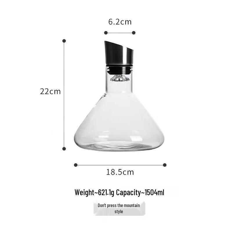 Набор декантеров «Ледник»: Премиальный хрустальный аэратор для вина и хранение