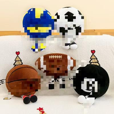 Баскетбол Футбол Мягкая Игрушка Спортивная Кукла Подушка для Мальчиков и Мальчиков День Рождения Творчество