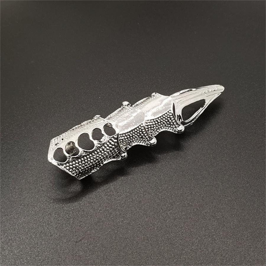 Европейские и американские преувеличенные ретро-панк-готические металлические доспехи с изогнутыми открытыми кольцами для мужчин