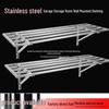 Прочная настенная полка из нержавеющей стали: Высокая грузоподъемность и влагостойкость для хранения в гараже или подвале