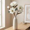 Real Touch Artificial Magnolia Flower Large Faux Magnolia Branch  Home Decoration