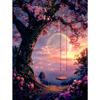 5d DIY Алмазная картина вышивка крестом закат качели пейзаж алмазная вышивка мозаика полный круглый дрель домашний декор