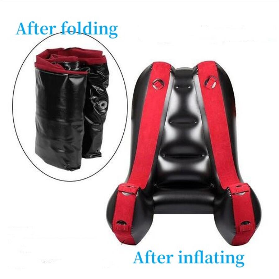Inflatable Sofa Sexual Furniture Spread Your Legs Change Sex Positions With Handcuffs and Ankle Cuffs SM BDSM