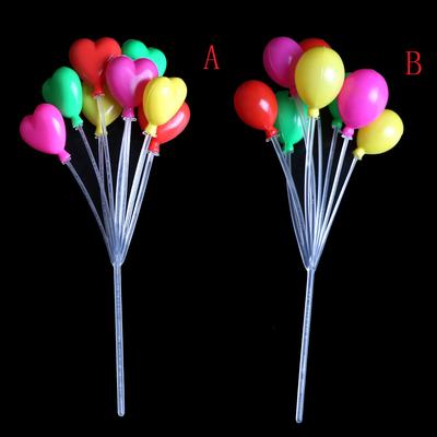 Кукольный домик Миниатюра 1:12 пластиковых разноцветных воздушных шаров для гостиной