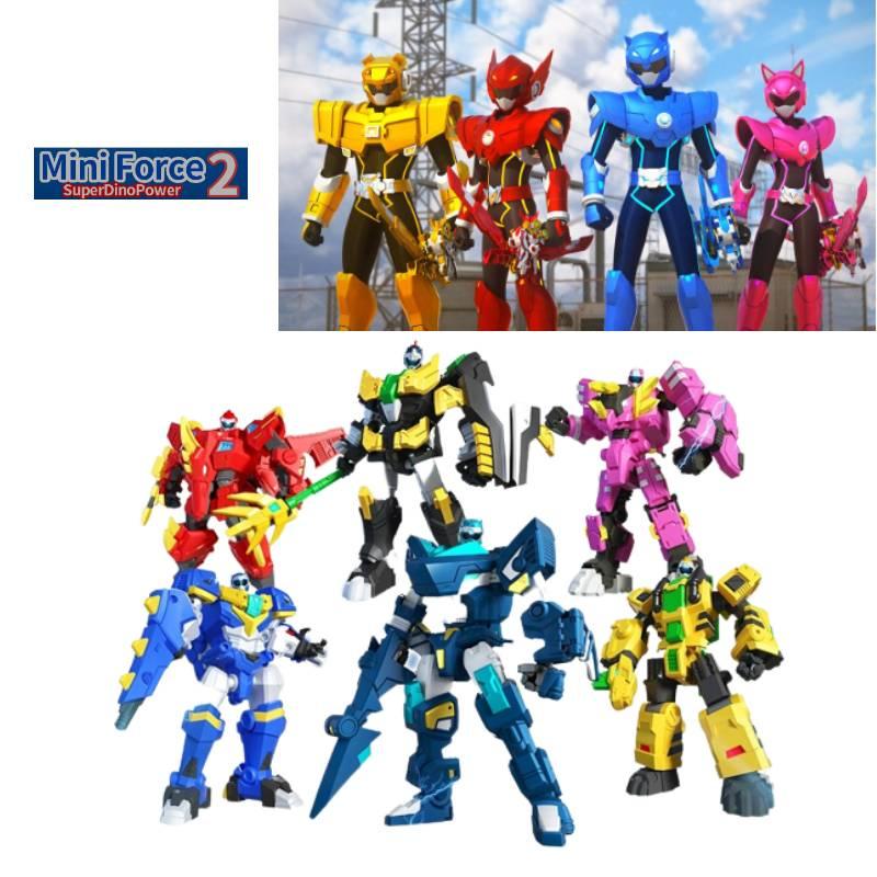 Mini Special Forces Toy Super Dino Power Mecha Transformation Robot For Boys