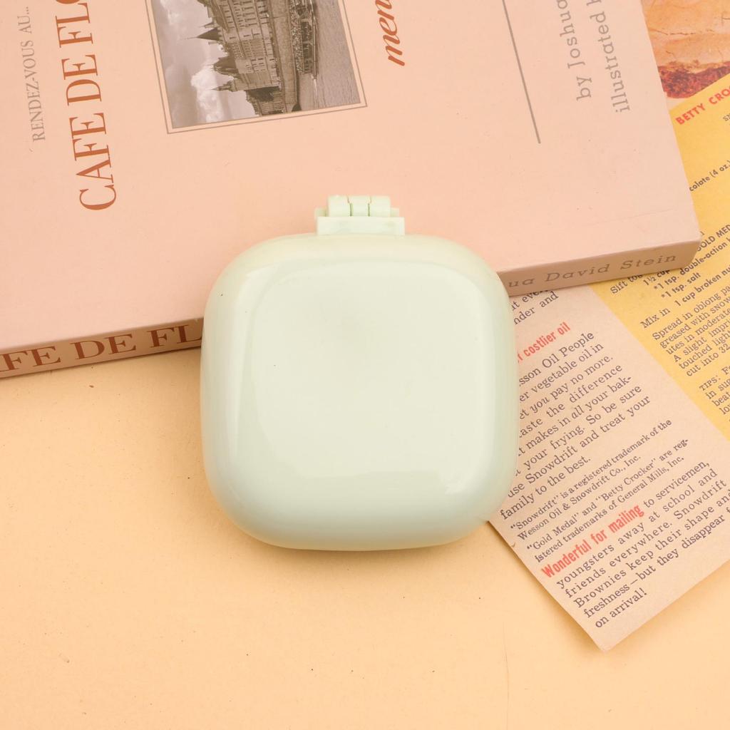Мини Портативное Складное Зеркало Расческа: Милая расческа-щетка с воздушной подушкой, массажная и для укладки, конфетных цветов
