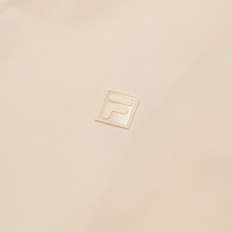 Fila Lifestyle Emerald Versatile Fashion Simple Hooded Long Sleeve Jacket Women Jackets Light-Gray Orange F11W514703F-OR