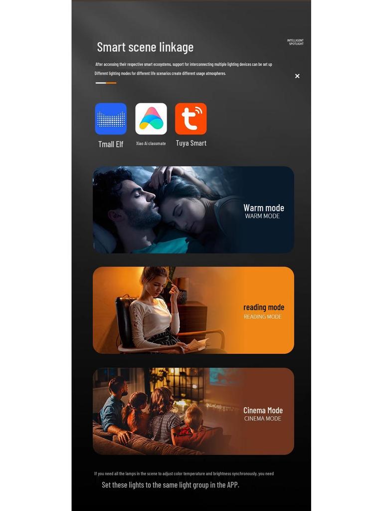 Smart Dimming & Color-Changing LED Recessed Spotlight for Anti-Glare Villa Wall