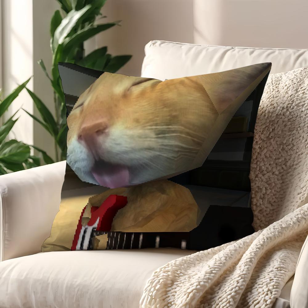 Airdays Кошка Мем Милый наволочка Декор Комната Магазин Автомобиль Лучший Домашний Офис Кофейная Подушка Диван Печать Нордическая Простота Хит