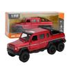 1:32 Высокодетализированная Игрушечная Машинка из Сплава, Модель Транспортного Средства с Инерционным Механизмом, со Светом и Звуком, Детский Подарок, Красный