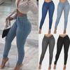 European & American Large Size Women's Pencil Jeans - Sexy, Hip-Lifting Style JN01