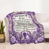 Princess 50th Birthday Celebration Flannel Blanket-Soft and Suitable for Sofas,Beds,Offices,Travel,All Seasons,Great Gift for Holidays and Birthdays.