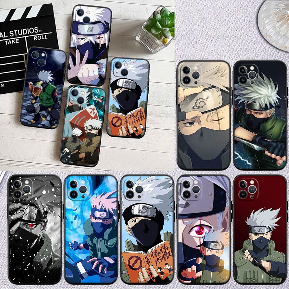 PP49 Naruto Kakashi Soft Shell Phone Case for Samsung Galaxy S20 S21 S22 Ultra FE + Plus A21S A22 A24 A25 A26 A30 A30S A31