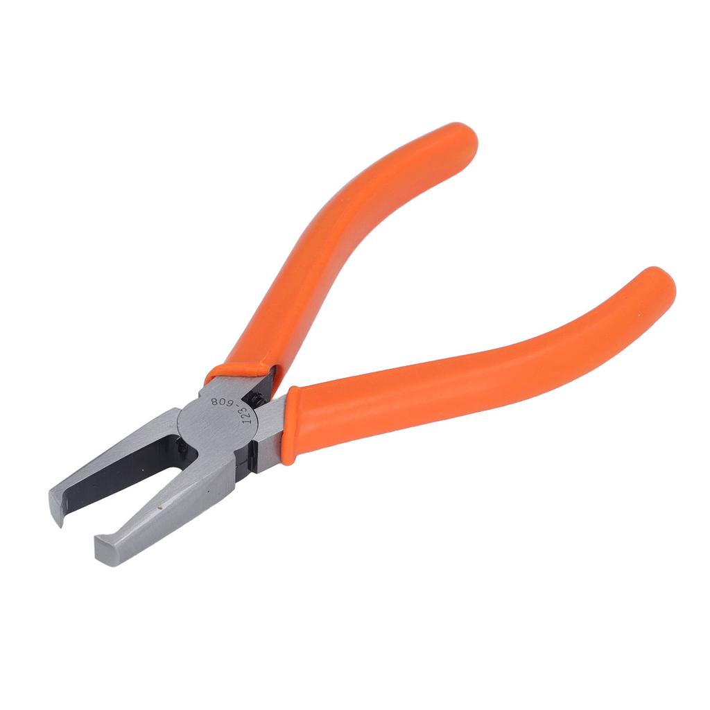 Поперечные торцевые кусачки 8 мм CRV с длинным носом и плоскими губками, кусачки с автоматической пружиной сброса для электрики