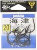 Gamakatsu Kaizu Hook (Black) #20 Fishing Hook