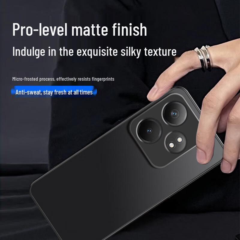 Матовый чехол для телефона Realme, приятный на ощупь
