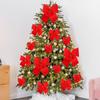 DIY Red  Christmas Bow Reusable Christmas Tree Decorations  Home Navidad New Year