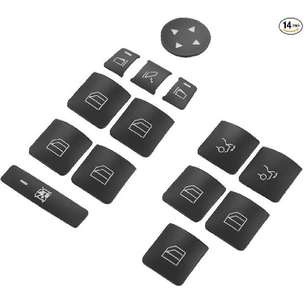 Window Switch Button Trim Cover Sticker Compatible for A B C E G GLA CLA GLK GL