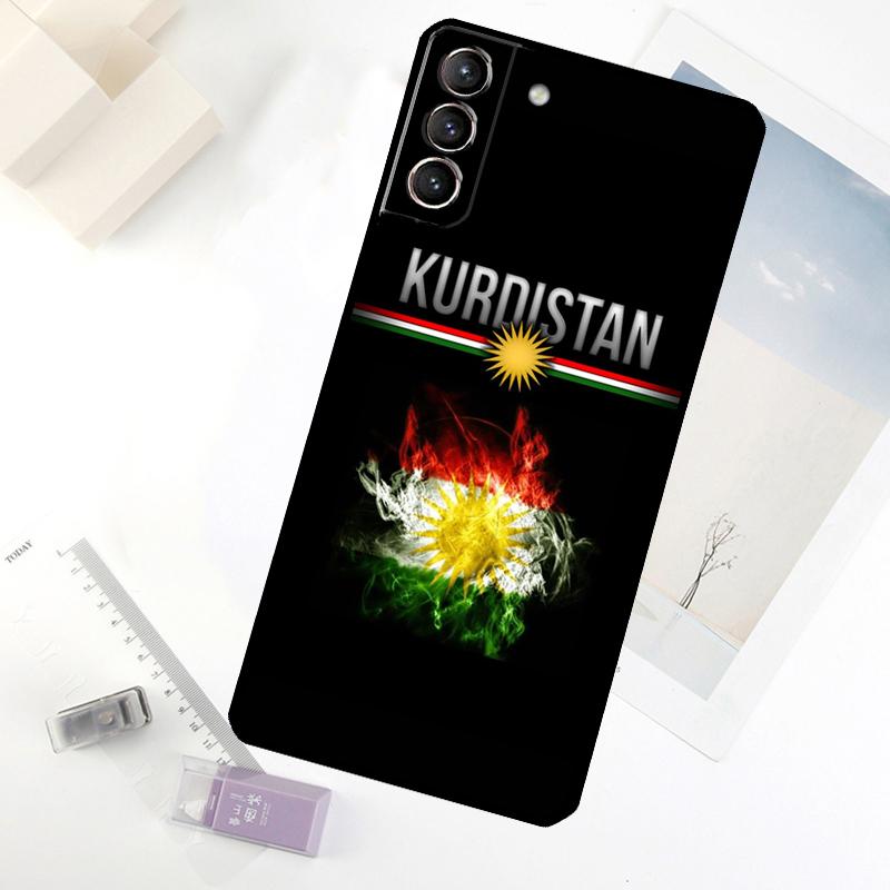 Kurdistan Flag Phone Case For Samsung Galaxy S25 S26 Ultra S20 S21 S22 S23 S24 Ultra S10 Plus S25 FE Cover