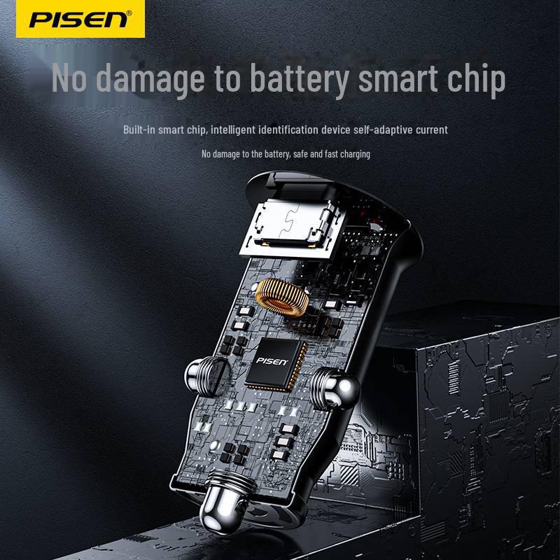 PISEN Car PD Charger for Fast Charging Apple, Huawei, Xiaomi Devices