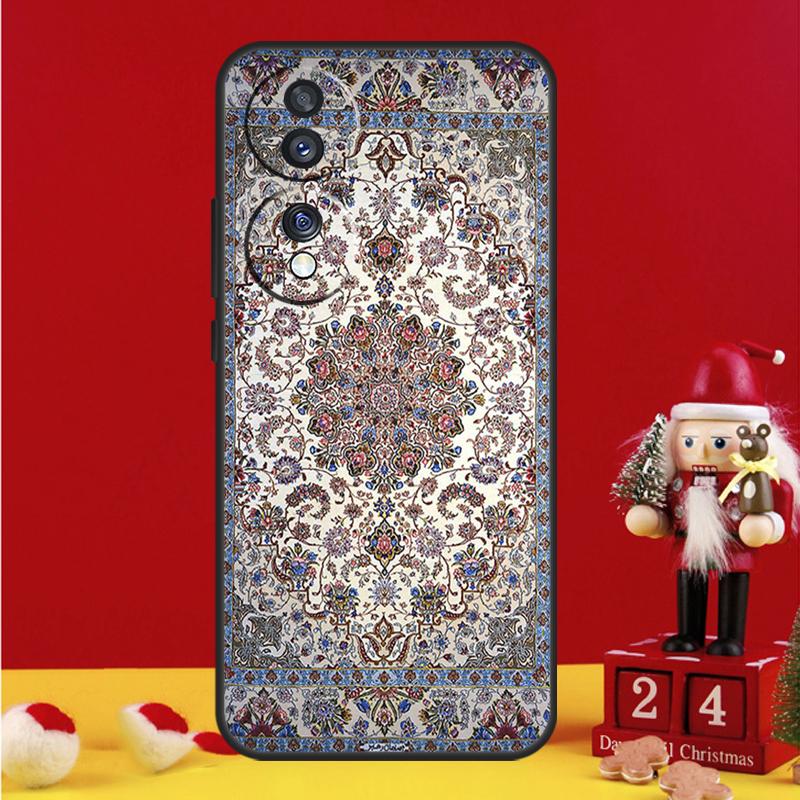 Персидский ковер Цветочный узор Чехол Для Honor Magic V5 5 6 7 Pro Honor 200 400 Lite 50 70 90 X7a X8a X8b X9a X9c X9b Обложка