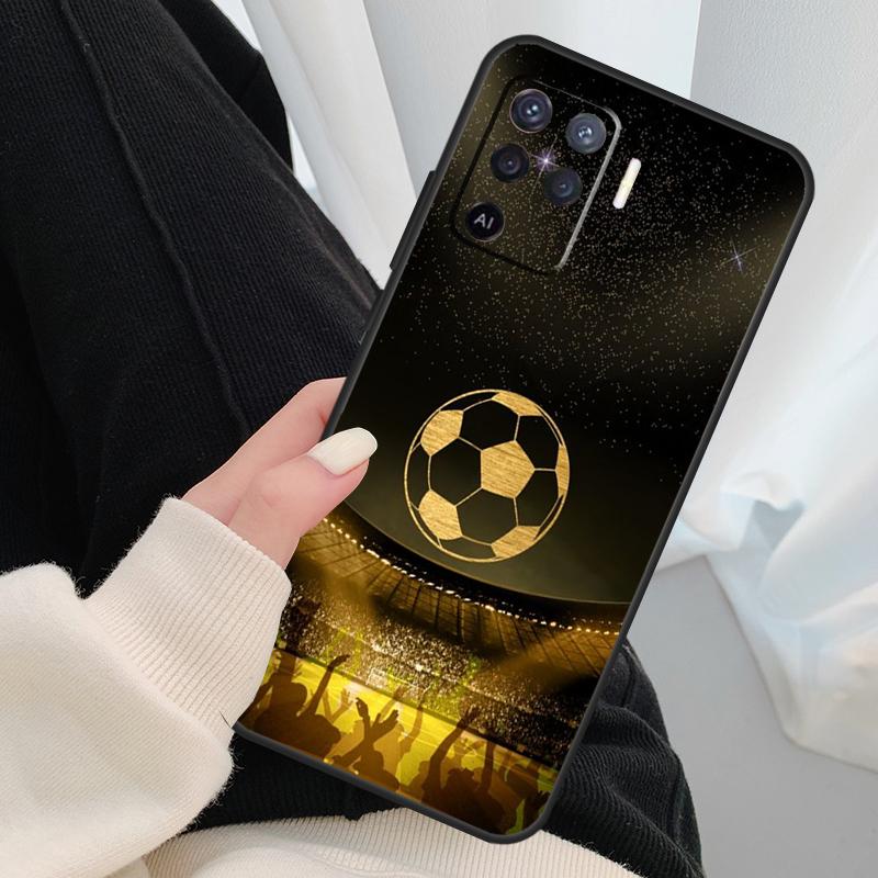 Чехол для футбольного мяча для Oppo A17 A57 A77 A40 A78 A54 A74 A94 A76 A16 A96 A18 A60 A80 A38 A58 A98 A15 A5 Pro