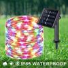 Outdoor Solar LED Copper Wire String Lights 8 Modes Waterproof Garden Patio Christmas Decoration Garland